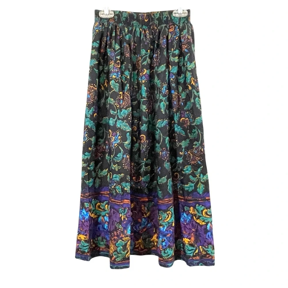 Vintage Floral Maxi Skirt - Picture 7 of 7
